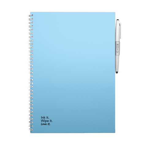 Erasable notebook A4 Sky Blue front cover