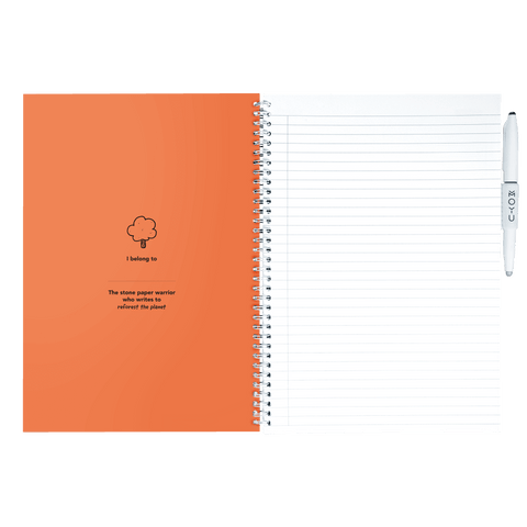 Erasable notebook A4 Sunset Orange front cover