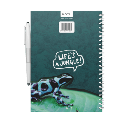 Erasable notebook A5 Adopt Rainforest back cover