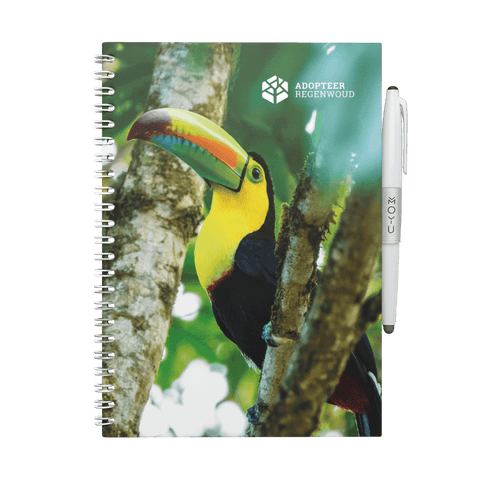 Erasable notebook A5 Adopt Rainforest Majestic Toucan front cover