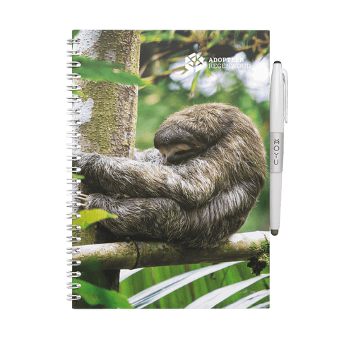 Erasable notebook A5 Adopt Rainforest Sloth front cover