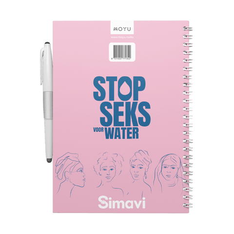 Erasable notebook A5 hardcover Simavi back cover