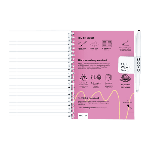 Erasable notebook A5 House Tiger inside back cover