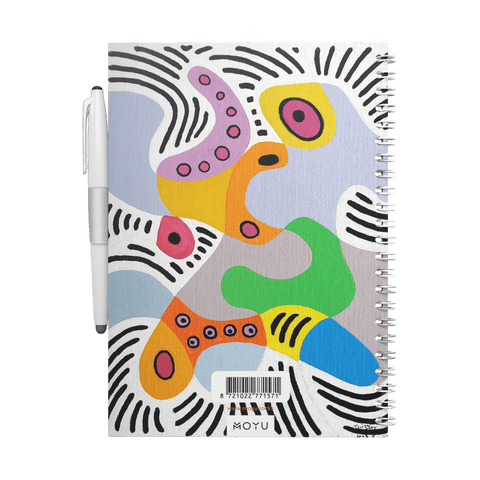 Erasable notebook A5 New Cosmos back cover