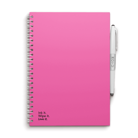 Erasable notebook A5 Passion Pink front cover