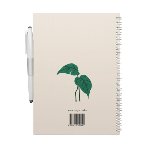 Erasable notebook A5 Sandy Jungle back cover