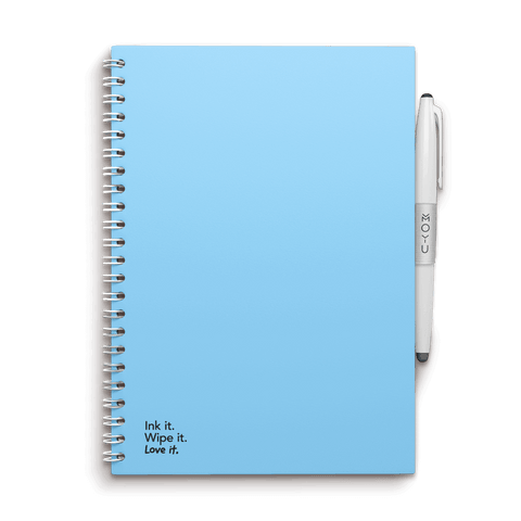 Erasable notebook A5 Sky Blue front cover