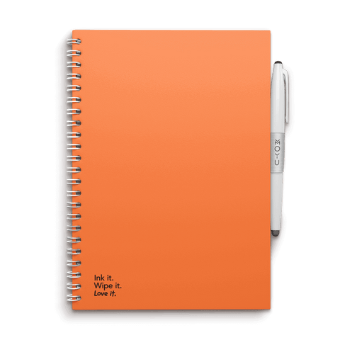 Erasable notebook A5 Sunset Orange front cover