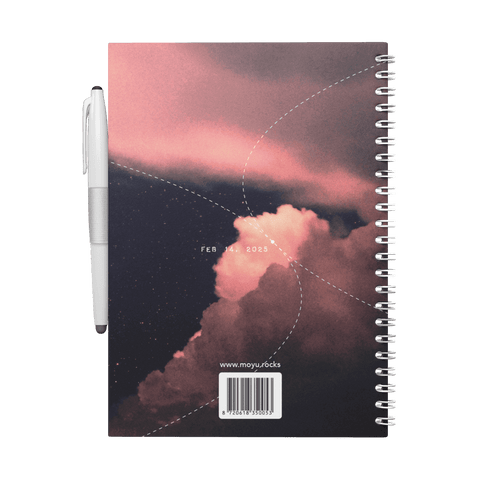 Erasable notebook A5 Valentine's Day 2025 back cover