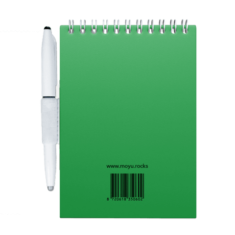 Erasable notebook A6 Flashy Moss back cover