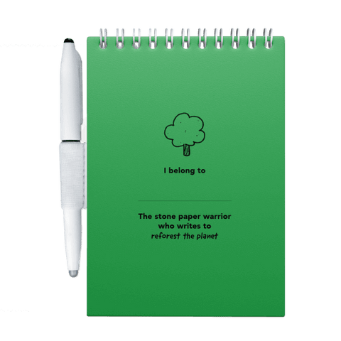 Erasable notebook A6 Flashy Moss inside front cover