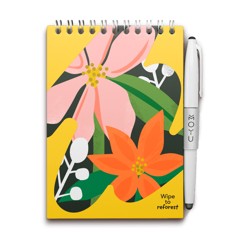 Erasable notebook A6 Flower Vibes front cover