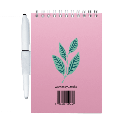 Erasable notebook A6 Love Garden back cover