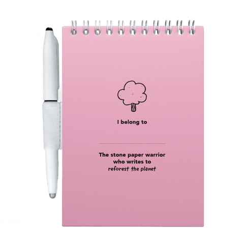 Erasable notebook A6 Love Garden inside front cover