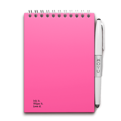 Erasable notebook A6 Passion Pink front cover