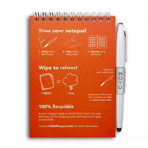 Erasable notebook A6 Sinterklaas inside back cover