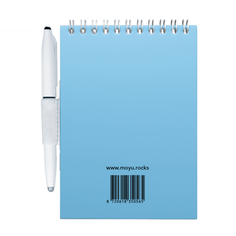 Erasable notebook A6 Sky Blue back cover