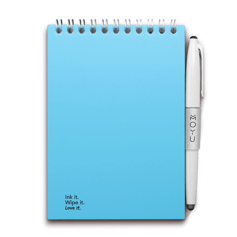 Erasable notebook A6 Sky Blue front cover