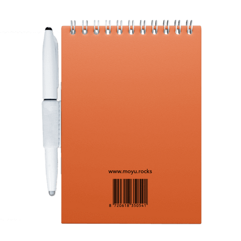 Erasable notebook A6 Sunset Orange back cover