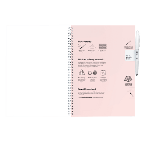Erasable School Notebook A4 – Blank Pages