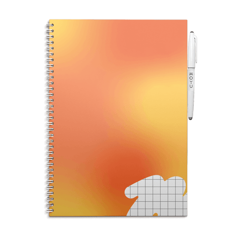 Erasable School Notebook A4 – Grid Pages