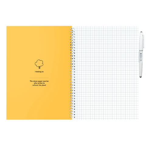 Erasable School Notebook A4 – Grid Pages