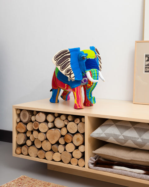 Olifant Beeld Extra Large - Recycle Kunst - Ocean Sole - Nic&Mic