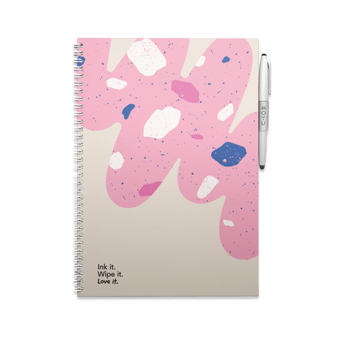 Erasable Notebook A4 - Flamingo Desert