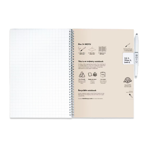 Erasable Notebook A4 - Flamingo Desert