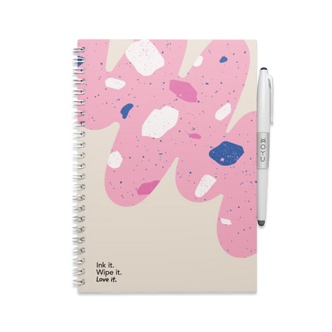 Erasable Notebook A5 - Flamingo Desert