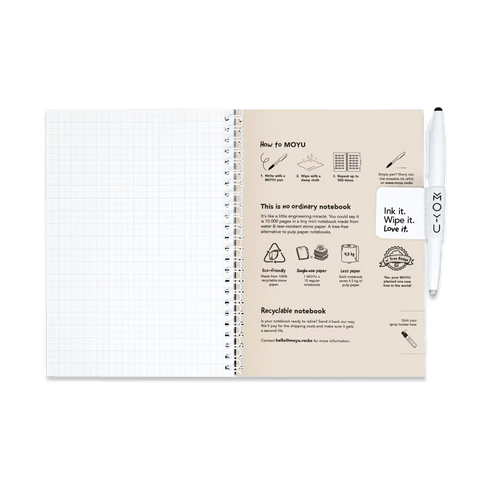 Erasable Notebook A5 - Flamingo Desert
