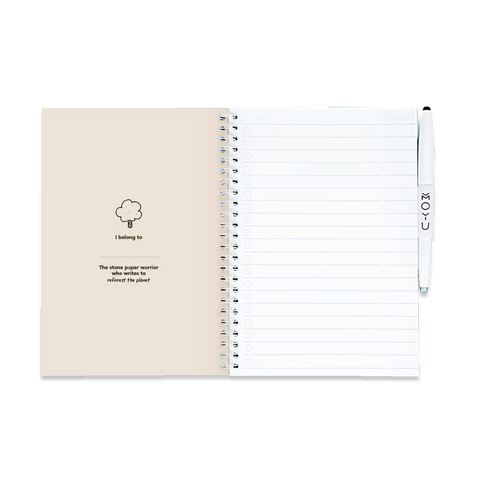 Erasable Notebook A5 - Flamingo Desert