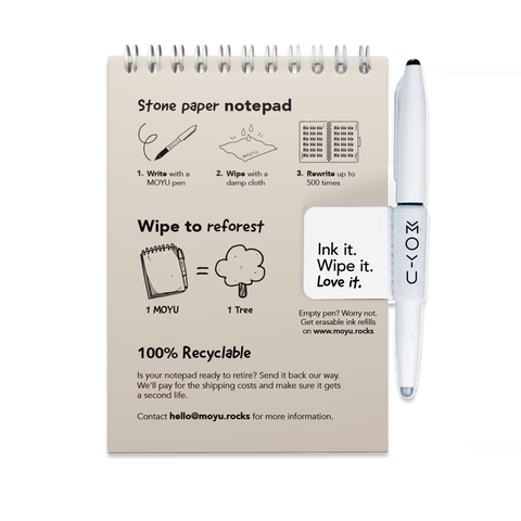 Erasable Notepad A6 - Flamingo Desert