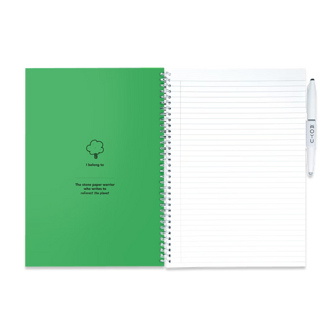 Erasable Notebook A4 - Flashy Moss