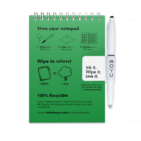 Erasable Notepad A6 - Flashy Moss