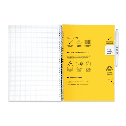 Erasable Notebook A4 - Flower Vibes