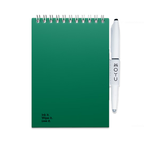 Erasable Notepad A6 - Forest Green