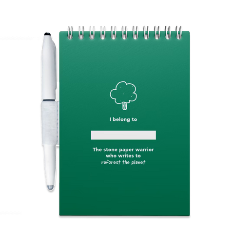 Erasable Notepad A6 - Forest Green