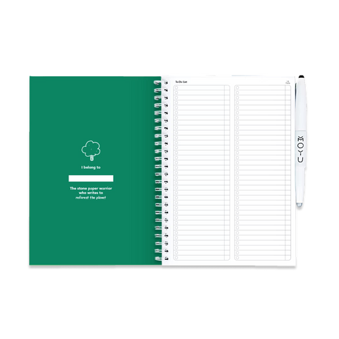Erasable Agenda A5 - Forest Green