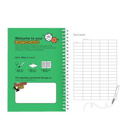 Erasable Game Book A5