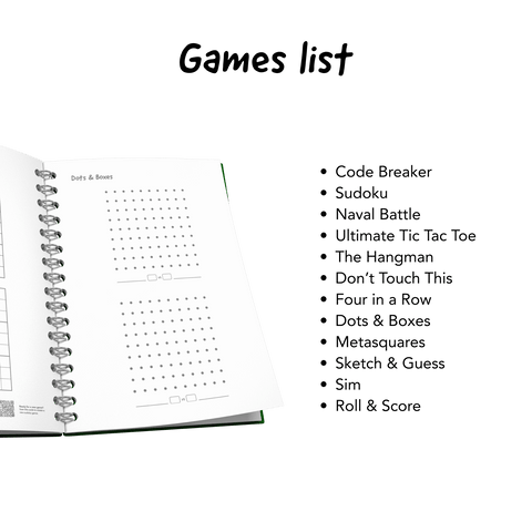 Erasable Game Book A5