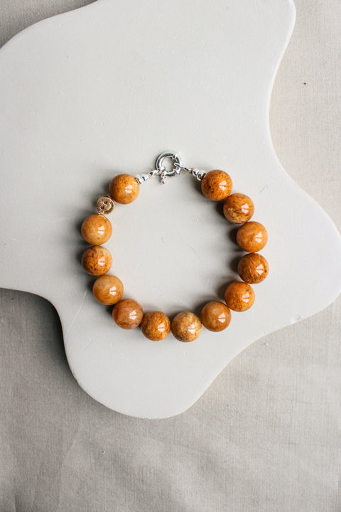 'Coco' Gele Jade Armband