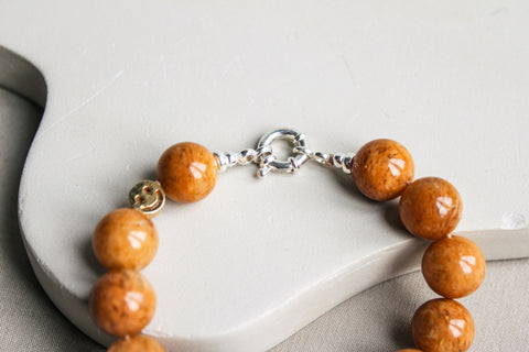 'Coco' Gele Jade Armband