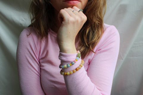 'Suvi' Gele Jade Armband