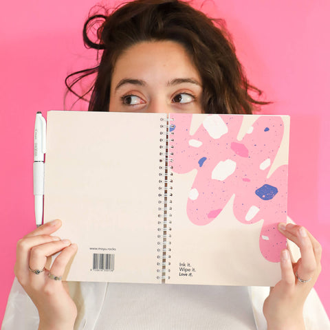 Erasable Notepad A6 - Flamingo Desert