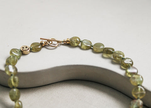 Granaat ketting 'Ona'