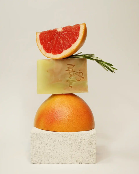 Grapefruit &amp; rosemary soap