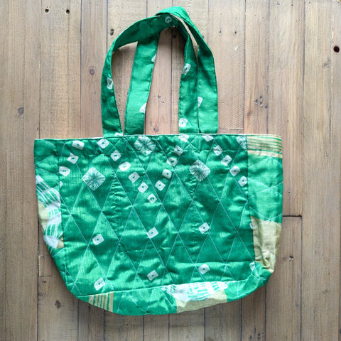 Large sari market shopper tote bags