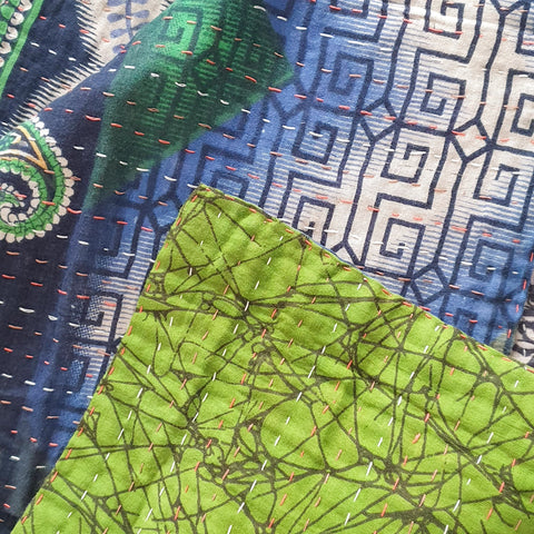 Sari placemats, handmade, set of 2, table mats, reversible