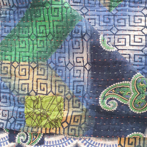 Sari placemats, handmade, set of 2, table mats, reversible